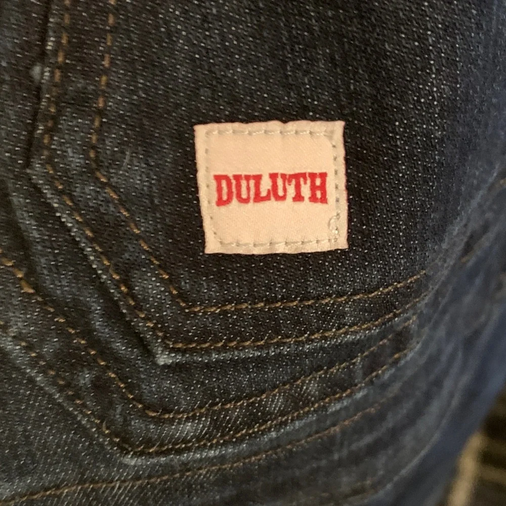 Duluth Trading Co Women's Double Flex Work  Blue Denim Overalls - Picture 5 of 16